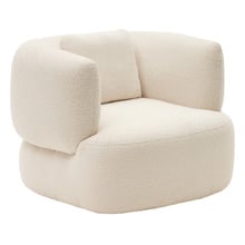 Cream Penelope Boucle Armchair